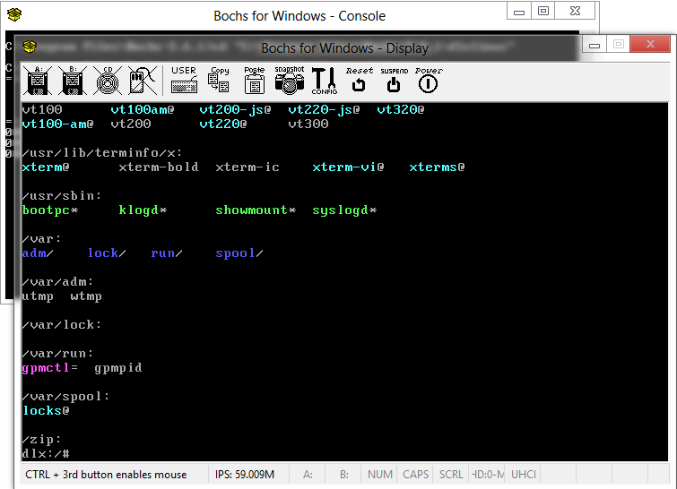 bochs x86 pc emulator